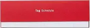 Replug Sticky Notes Tag Schedule Red B02-097