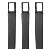 3Pcs Travel Corkscrew Pocket Corkscrew Portable Rectangle Wine Opener, Black