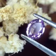 Certified 0.40ct Natural Unheated Lavender Sapphire VVS Clarity Madagascar Oval