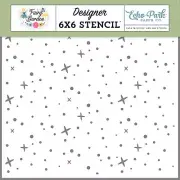 Echo Park Stencil 6"X6"-Sparkle Wherever You Go, Fairy Garden