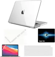 Magic Skin 5-in-1 Set Compatible with MacBook Pro 16 Inch Case A2780 A2485 (2023 2022 2021 Release), for Pro 16" M2 M1 Pro/Max Chip, Hard Shell&Keyboard Cover&Screen Protector&Dust Plug&Mouse Pad