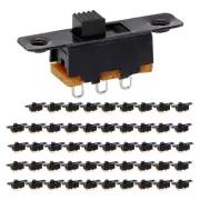 Slide Switch Panel Mount 3 Solder Lug Pin on/Off 2 Position 50Pcs I2O55667