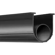 Garage Door Seals Bottom Rubber, U Shape +O Ring Combination Garage Door Bottom Weather Seal, 10ft Weatherproofing Garage Door Seal, 5/16 inch T-ends and 3 3/4 inch Width, for Doors,