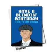 Filthy Sentiments Peaky Blinders Birthday Blank Greeting Card w/ Envelope A5
