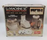 New NOS Regal La Machine SE Food Processor Vintage Shredder Chopper Blender V648