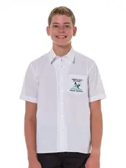 Short Sleeve White Shirt-Snr