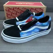 Vans Old Skool Galaxy Black White Shoes Women's Size 6.5 / Men's 5 New