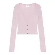 [courreges] Solar Light Rib Cardigan