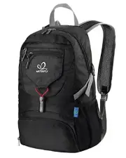 Small Lightweight Packable Backpack: 20l Ultra Light Foldable Travel Black
