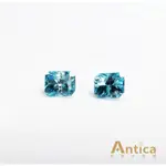 [ANTICA] 風信子 1.24克拉 藍色 長方 柬埔寨 天然寶石 ZIRCON （經理推薦）安帝卡珠寶