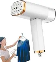 Hand Steamer, Ironing Steamer, Portable Fabric Steamer with 100 ml Water Tank, Leak-proof Steamer for Travel Size Clothes, Foldable Hand Steamer for Home