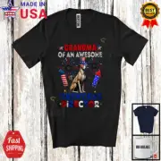 Grandma Of An Awesome Fireworks Director, 4th Of July Whippet, Patriotic Shirt