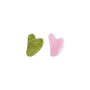 MissLady - Scraping Board Gua Sha Massage Tool (Heart-shaped) - 1pc - Grass Green X MissLady - Scraping Board Gua Sha Massage...