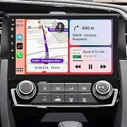 Car Stereo Fit for Honda Civic 2016-2020 Touchscreen 9" Wireless Carplay Android Auto Android 13, Double Din Car Radio Receiver FM WiFi GPS SWC Bluetooth Backup Camera 2+32G