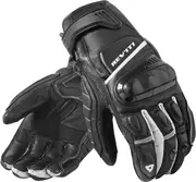 Revit Chicane Motorcycle Gloves, black-white, Size 2XL for Men Black White
