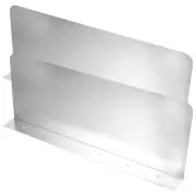 2 Pcs Kitchen Sink Splashing-proof Retaining Plates