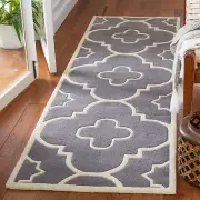 Safavieh Chatham DARK GREY / IVORY 2'-3" X 13' Runner - CHT750D-213