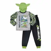 Baby Yoda LEGO Pajamas Star Wars Mandalorian Boy Costume Hoodie Shirt 4 5 7 8