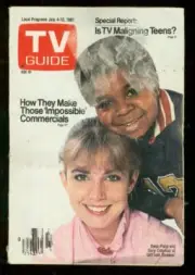 MAG: TV Guide July 4 1981- Rochester edition- Gary Coleman Dana Plato cover