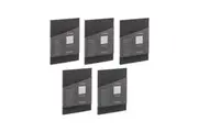 5x Fabriano Ecoqua Plus Nero Dots Glued A5 Notebook Home School stationery