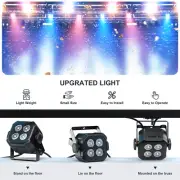 80W 4LED Stage Lighting RGBW DMX Strobe Par Can Light DJ Disco Party Wash Light