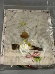 The Tapestry Tent 6" ANGEL MINI-STOCKING 18ct Handpainted Needlepoint Canvas Kit