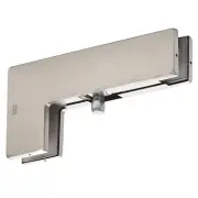 KABA Brushed Stainless Sidelite Mounted Transom Patch Fitting with Pivot