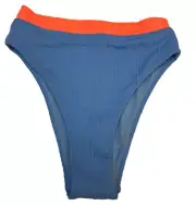 NWT AMERICAN EAGLE AERIE BLUE & CORAL SWIM BOTTOMS (SIZE: SMALL)