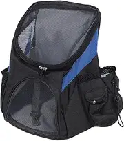 Cat Backpack Carrier, Spacious Breathable Mesh Convenient Pet Carrier Backpack Foldable Portable Pet Travel Carrier Backpack for Travel Outdoor (S)