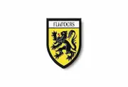 akachafactory Patch Ecusson Termocollant Edge Brode Flag Prints Flemish Flanders