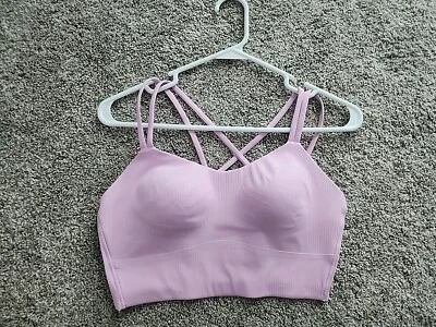 NWT Lululemon Like A Cloud Longline Bra B/C *Ribbed Size 10 VITP