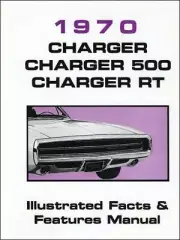 1970 Dodge Charger Illustrated Facts And Features Manual