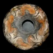Lascaux Cave Art Jar - Horses - Raku