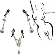 PMBNCF SM nipple clamps nipple clamps for women clitoris clamps for her nipple clamps set nipple clamps with pendant bell toys