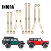 INJORA Brass High Clearance RC Chassis Links for Traxxas TRX4M Defender Bronco