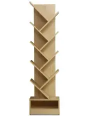 [Artiss] 9-Tier Tree Bookshelf in Echo Oak