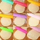 Quality Portable Embossed Rolling Pin Heart Pattern Fondant Cake Decor Tool
