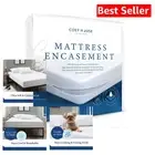Eco-Friendly King Mattress Protector - Waterproof & Noiseless Zipper Closure