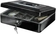 Sentrysafe Cash Box, Locking Cash Box with Money Tray, Medium, CB-12 Colour N...