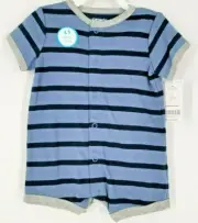 CARTER'S Baby Size 3M LITTLE MATE Striped Short Sleeve Snap-Front Short Outfit