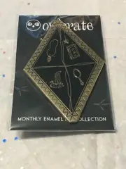 Owlcrate April 2021 Witches Steeped In Gold Enamel Pin. Fairyloot Illumicrate