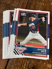 8x SHANE BAZ 2017 Panini Stars & Stripes LOT Team USA RC #36