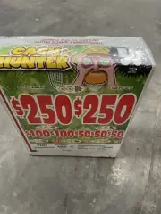 NEW .50c Pull Tickets CASH HUNTER .50c - Instant Tabs~ 3 WINDOW