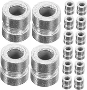 WESIEVYA 20pcs Electric Guitar Strings Acoustic Guitar Nut Acoustic for Metal Tail Parts Metal Silver