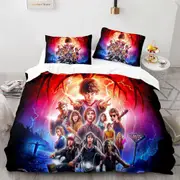 o966 Stranger Things Quilt Cover Bedding nj966