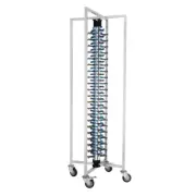 Vogue Mobile Plate Rack 84 Plates - Racking Trolleys (GK978) - GK978