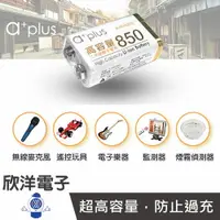 在飛比找樂天市場購物網優惠-※ 欣洋電子 ※ a+plus 9V充電電池 鋰電池 850