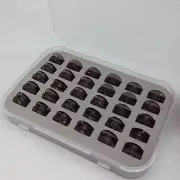 BOBBIN BOX WITH 30 FREE BOBBINS ,PLEASE CHOOSE BOBBIN STYLE FROM DROP DOWN MENU