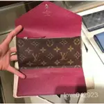 LV LΟUIS VUITTON JOSEPHINE 三折式 長夾 皮夾 M60708 梅紫色