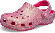 [Crocs] Unisex Children's Classic Iridescent Glitter Cgk Wooden Shoes
